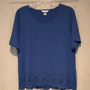 Vibrant Blue Short Sleeve Top